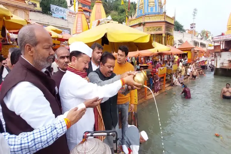 गंगा पूजन के साथ हुई भारत जोड़ो यात्रा के दूसरे चरण की शुरुआत