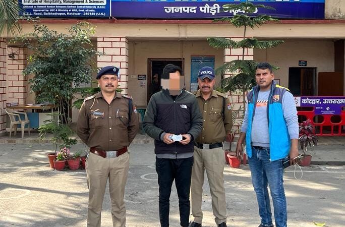 पुलिस के हाथ लगी बड़ी सफलता, तीन लाख की स्मैक के साथ नशा तस्कर गिरफ्तार