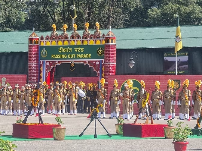 आईटीबीपी के 27 युवा अधिकारी पासिंग आउट परेड के बाद मुख्यधारा में हुए शामिल