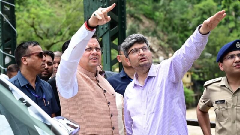थराली में आपदा प्रभावित क्षेत्रों का मुख्यमंत्री ने किया स्थलीय निरीक्षण, अधिकारियों को राहत एवं रेस्टोरेशन कार्यों में तेजी लाने के दिए निर्देश