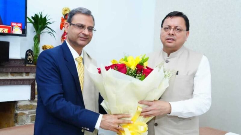 मुख्यमंत्री पुष्कर सिंह धामी से आरबीआई गवर्नर संजय मल्होत्रा ने की शिष्टाचार भेंट