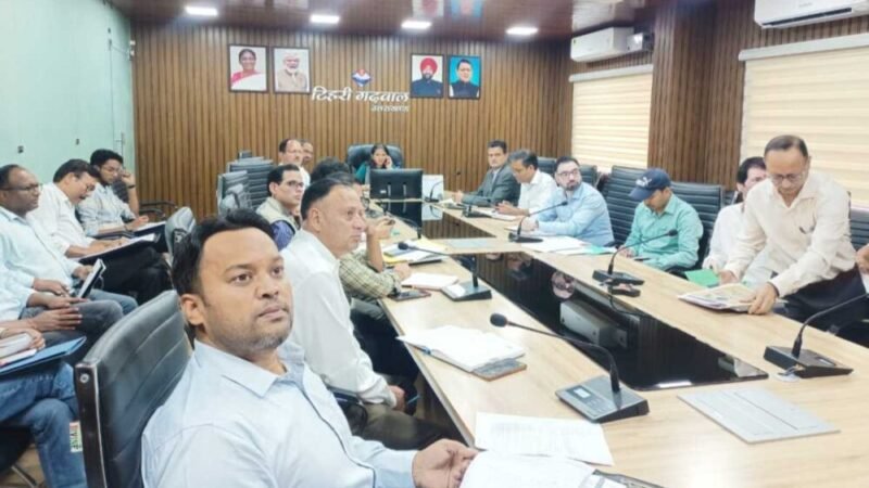 मानसून 2025 क्षति पर सचिव आपदा प्रबंधन की वीसी बैठक