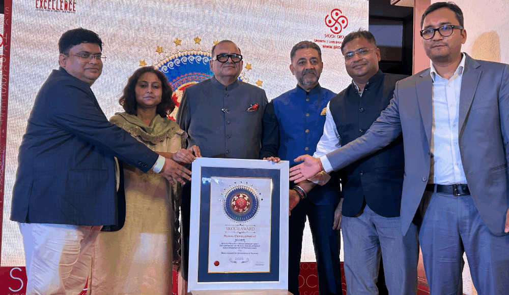 ग्राम्य विकास विभाग, उत्तराखण्ड को स्कॉच अवार्ड–2025 से सम्मानित…