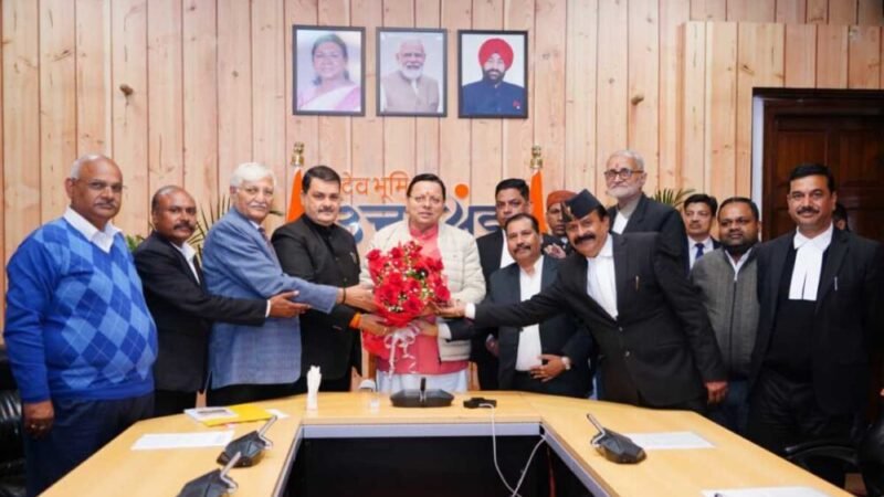 मुख्यमंत्री ने दिया बार एसोसिएशन की विभिन्न समस्याओं के समाधान का आश्वासन