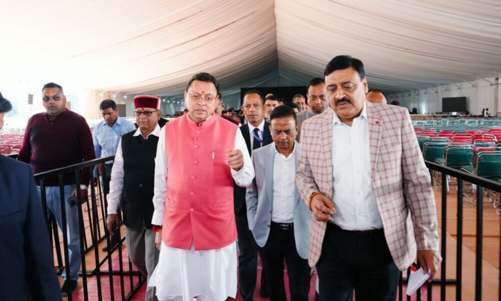 उत्तराखंड राज्य रजत उत्सव की तैयारियां जोरों पर मुख्यमंत्री धामी ने एफ आर आई में लिया तैयारियों का जायजा