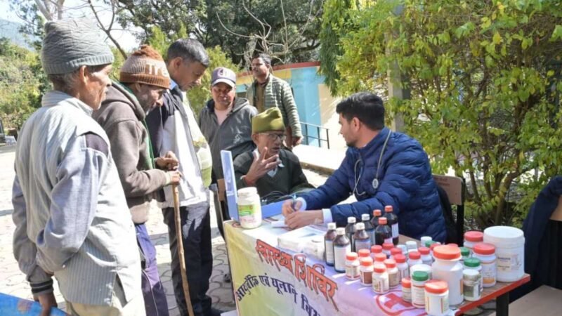 जन-जन की सरकार, जन-जन के द्वार” अभियान के तहत कोठगी में बहुउद्देशीय शिविर आयोजित