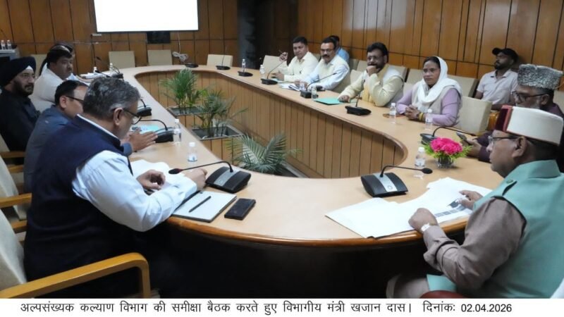 अल्पसंख्यक कल्याण योजनाओं के व्यापक प्रचार-प्रसार पर जोर, मंत्री खजान दास ने की विभागीय समीक्षा…