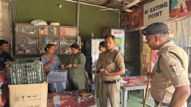 यूपीईएस के आसपास तंबाकू बेचने वालों पर कार्रवाई…