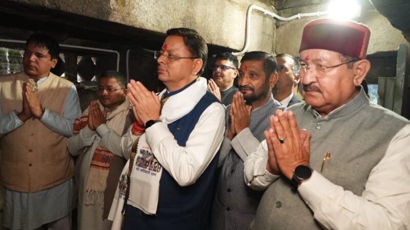 मुख्यमंत्री धामी ने आदिबद्री मंदिर में की पूजा-अर्चना…